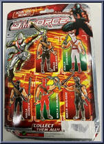 White Ninja from J.I. Force - Ninjas manufactured by Unknown [Back]