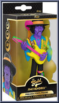 Jimi Hendrix (Black Light) from Jimi Hendrix - Vinyl Gold - 5" Scale manufactured by Funko [Front]