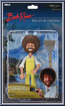 Bob Ross (Overalls / Oversized Fan Brush) from Joy of Painting - Toony Classics manufactured by Neca [Front]