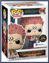 Ryomen Sukuna (Heart) (Glows) (Chase) from Jujutsu Kaisen - Pop! Vinyl Figures manufactured by Funko [Front]