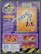 Ian Malcolm from Jurassic Park - Chaos Effect - Humans manufactured by Kenner [Back]