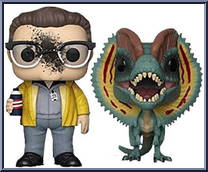 Dennis Nedry / Dilophosaurus Action Figure