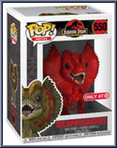 Dilophosaurus (Red) from Jurassic Park - Pop! Vinyl Figures manufactured by Funko [Front]