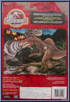 Spinosaurus (Aqua Attack) from Jurassic Park III - Electronic RE-AK A-TAK manufactured by Hasbro [Back]
