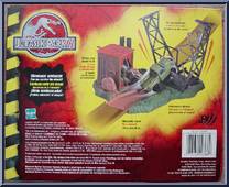 Spinosaurus Attack Set from Jurassic Park III - Die-Cast manufactured by Hasbro [Back]
