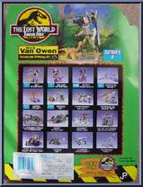 Nick Van Owen (Tracking Specialist) from Jurassic Park - Lost World - Humans - Series 2 manufactured by Kenner [Back]