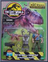 Nick Van Owen (Tracking Specialist) from Jurassic Park - Lost World - Humans - Series 2 manufactured by Kenner [Front]