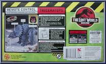 Triceratops from Jurassic Park - Lost World - Remote Control manufactured by Kenner [Back]