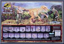 Velociraptor "Snap Jaw" from Jurassic Park - Lost World - Electronic manufactured by Kenner [Back]