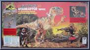 Utahraptor "Ripper" from Jurassic Park - Series 2 - Deluxe Dinos manufactured by Kenner [Back]