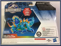 Stegosaurus from Jurassic World - Hybrid manufactured by Hasbro [Back]