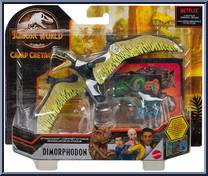 Dimorphodon (Yellow / Green) from Jurassic World - Camp Cretaceous - Attack Pack manufactured by Mattel [Front]