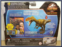 Monolophosaurus from Jurassic World - Camp Cretaceous - Savage Strike manufactured by Mattel [Back]
