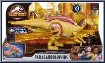 Parasaurolophus from Jurassic World - Camp Cretaceous - Sound Strike manufactured by Mattel [Front]