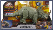 Sinoceratops (Dark Green) from Jurassic World - Camp Cretaceous - Sound Strike manufactured by Mattel [Front]