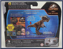 Stygimoloch (Brown) from Jurassic World - Camp Cretaceous - Savage Strike manufactured by Mattel [Back]