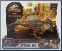 Stygimoloch (Brown) from Jurassic World - Camp Cretaceous - Savage Strike manufactured by Mattel [Front]