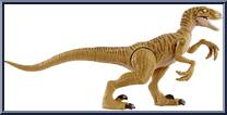 Velociraptor (Brown) from Jurassic World - Camp Cretaceous - Savage Strike manufactured by Mattel [Loose]
