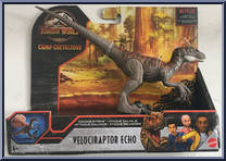 Velociraptor Echo from Jurassic World - Camp Cretaceous - Savage Strike manufactured by Mattel [Front]