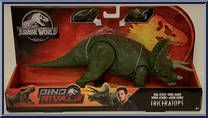 Triceratops from Jurassic World - Dino Rivals - Dual Attack manufactured by Mattel [Front]