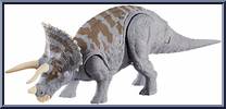 Triceratops from Jurassic World - Dino Rivals - Dual Attack manufactured by Mattel [Loose]