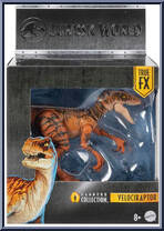 Velociraptor from Jurassic World - Hammond Collection - Dinosaurs - True FX manufactured by Mattel [Front]