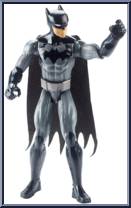 Batman (Black / Gray) from Justice League Action - 12" Scale manufactured by Mattel [Loose]