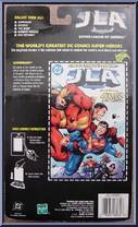 Superman (Gold Chestplate) from Justice League America (JLA) - Basic Series manufactured by Kenner [Back]