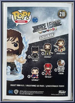 Aquaman from Justice League - Pop! Vinyl Figures manufactured by Funko [Back]