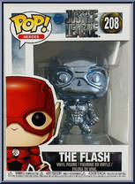Flash (Blue Chrome) from Justice League - Pop! Vinyl Figures manufactured by Funko [Front]