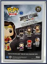 Wonder Woman and Motherbox from Justice League - Pop! Vinyl Figures manufactured by Funko [Back]