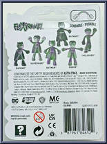 Batman (Blue) from Justice League - Flextreme manufactured by Mattel [Back]