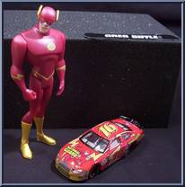 Flash from Justice League - Hotwheels manufactured by Mattel [Loose]