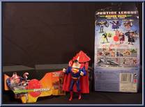 Superman (Drill Cannon) from Justice League - Mission Vision manufactured by Mattel [Loose]