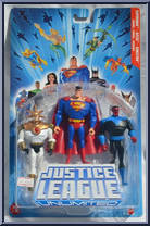 Aztec / Superman / Sinestro from Justice League Unlimited - 3-Packs manufactured by Mattel [Front]
