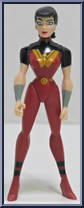 Batman / Superman / Wonder Woman from Justice League Unlimited - 3-Packs - DC Super Heroes - Orange Cards manufactured by Mattel [Loose]
