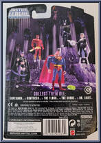 Dr. Light from Justice League Unlimited - DC Super Heroes - Purple Cards manufactured by Mattel [Back]