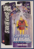 Shining Knight from Justice League Unlimited - DC Super Heroes - Purple Cards manufactured by Mattel [Front]