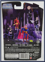 Steel from Justice League Unlimited - DC Super Heroes - Purple Cards manufactured by Mattel [Back]