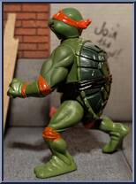 Michelangelo (Black Belt) from Karate Turtles Warriors - Talking manufactured by Unknown [Loose]