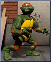 Michelangelo (Black Belt) from Karate Turtles Warriors - Talking manufactured by Unknown [Loose]