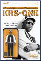 KRS-One (By All Means Necessary BDP) from KRS-One - ReAction Figures manufactured by Super7 [Front]