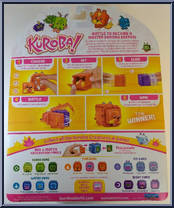 Avalawob vs Emberfox from Kuroba! - Battle Pack manufactured by Playmates [Back]