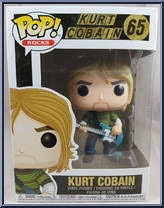 Kurt Cobain (Blue Guitar) from Kurt Cobain - Pop! Vinyl Figures manufactured by Funko [Front]