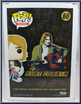 Kurt Cobain (Purple Guitar) from Kurt Cobain - Pop! Vinyl Figures manufactured by Funko [Back]