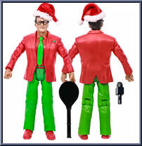 Jim Cornette (Christmas) from Legends of Professional Wrestling - Yellow Cards manufactured by Figures Toy Company [Loose]