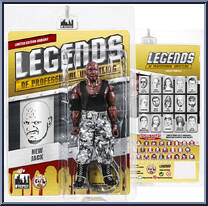 New Jack (Bloody) from Legends of Professional Wrestling - Yellow Cards manufactured by Figures Toy Company [Front]