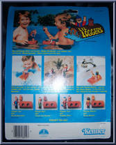 Jumper Joe and Rocky Raccoon from Li'l Loggers - Basic Series manufactured by Kenner [Back]