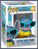 Stitch with Tube from Lilo & Stitch - Pop! Vinyl Figures manufactured by Funko [Front]