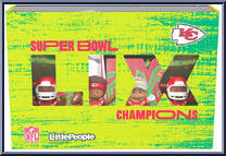 Kansas City Chiefs (Super Bowl LIX) from Little People Collector - NFL manufactured by Fisher-Price [Front]